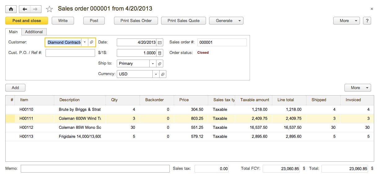 accounting entry *c Payments Invoicing, Refunds Sales Orders, and Returns, Module: