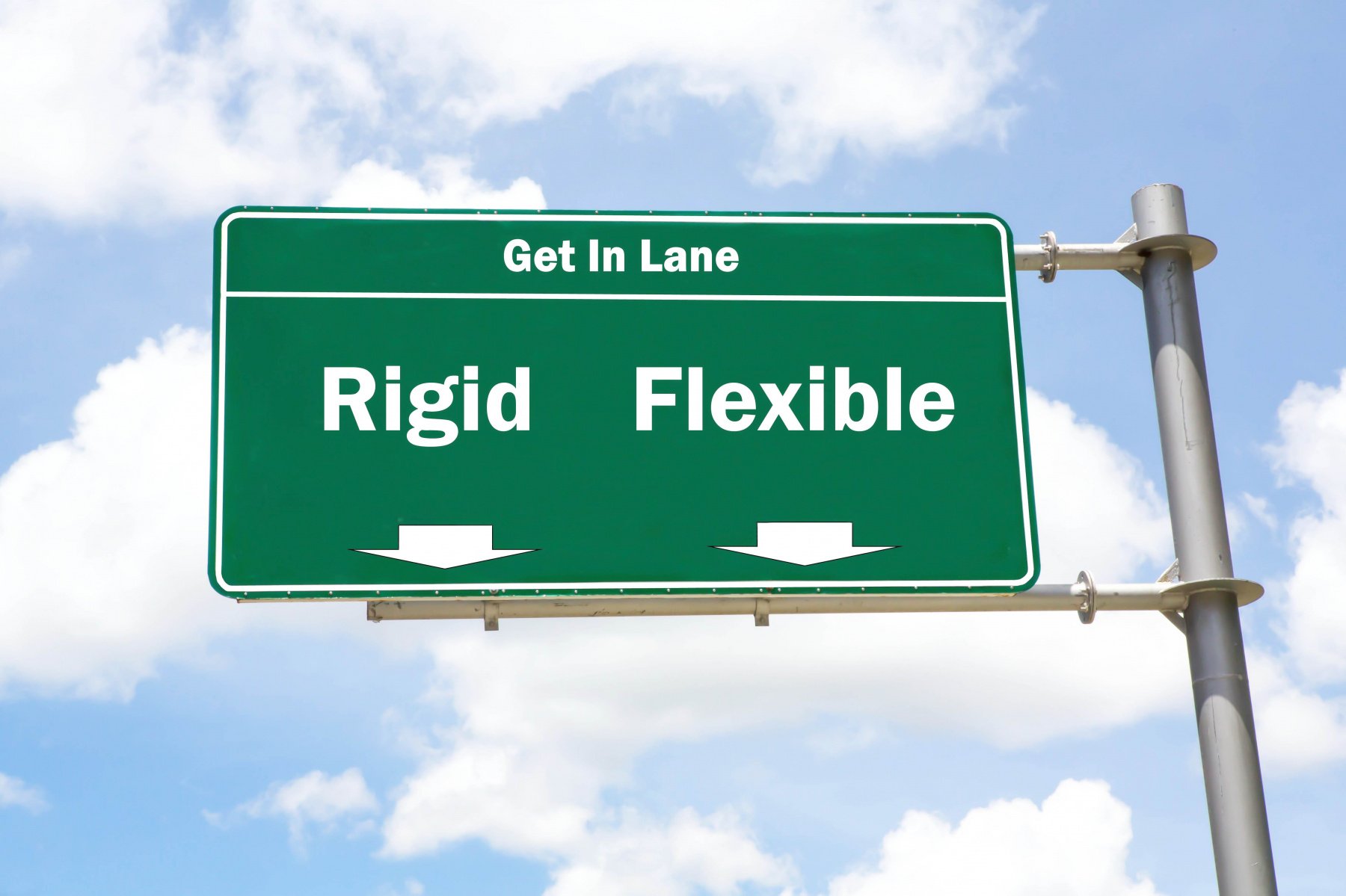 rigid, flexible
